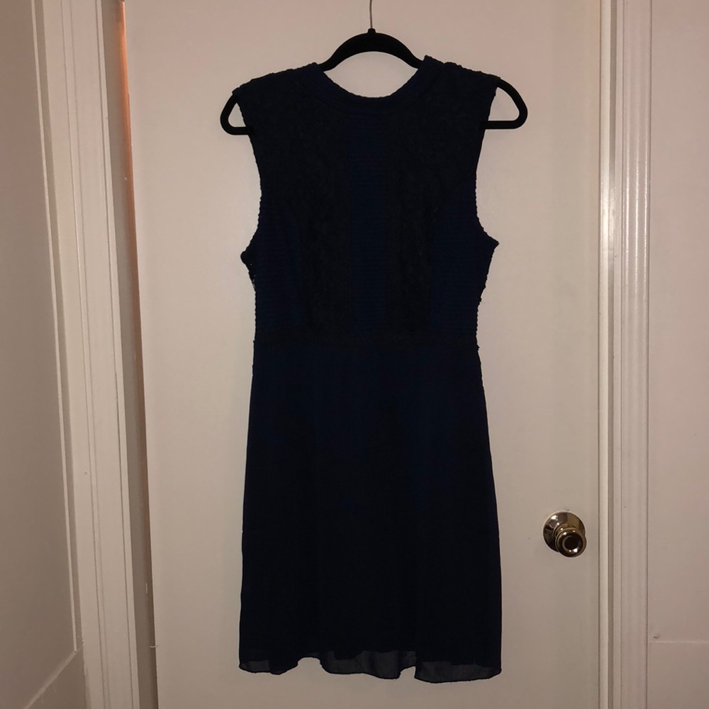 navy blue dress